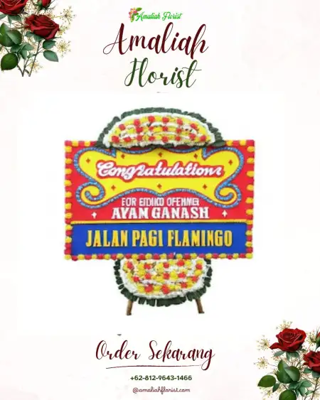 Sewa Papan Bunga Keteleng